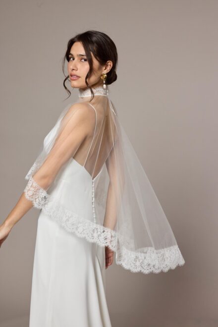 Cape Perle Lambert Creations Tulle Dentelle Mariee Accessoire (1)
